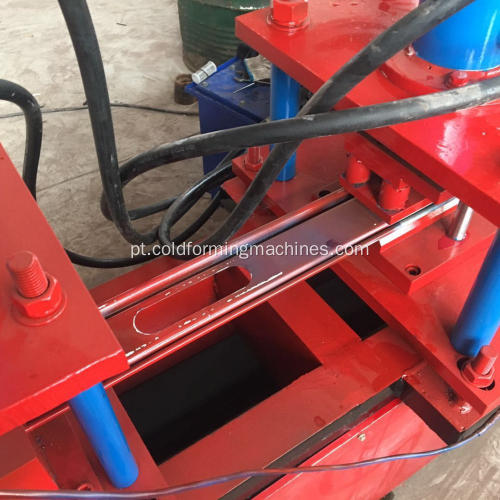 rolo de porta de aço do rolo do obturador de rolamento dá forma à máquina